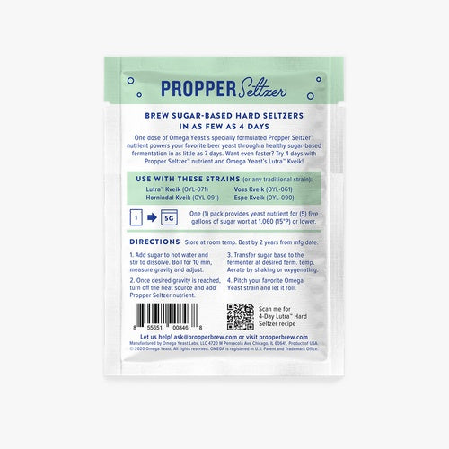 Propper Seltzerâ„¢ Yeast Nutrient for Hard Seltzers