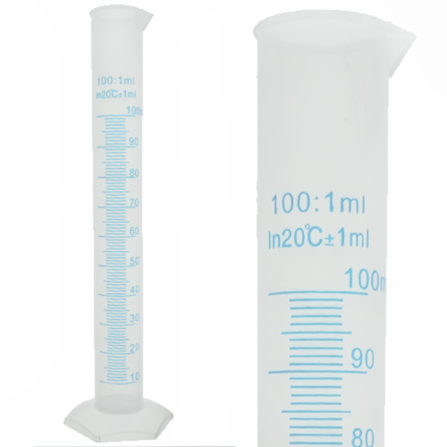 Polypropylene Graduated Cylinder | 1 mL Graduations | 100 mL