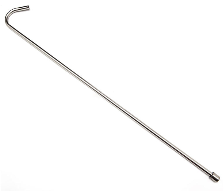 30" Stainless Steel Racking Cane w/Stainless Steel Tip