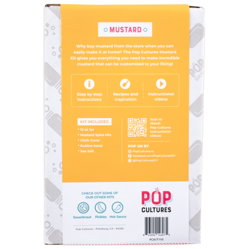 Pop Cultures Mustard Making Kit