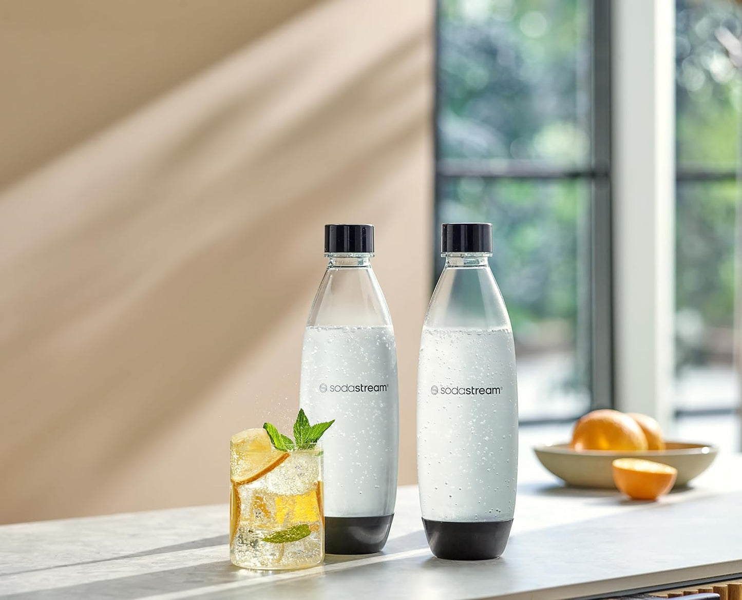 Soda Stream 1L Carbonating Bottle - 2 pack