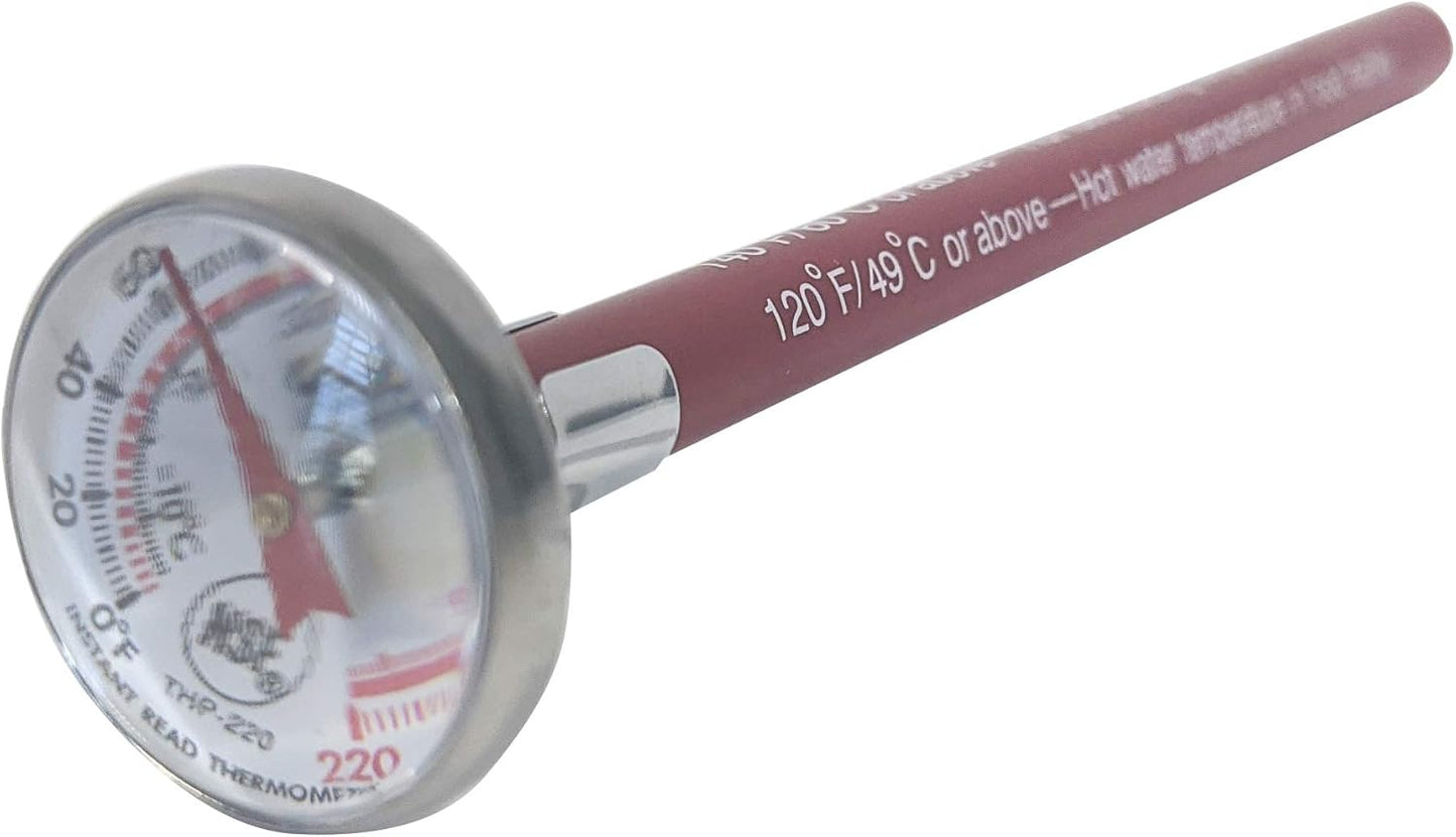 Update International 5 1/2" Long Dial Pocket Thermometer