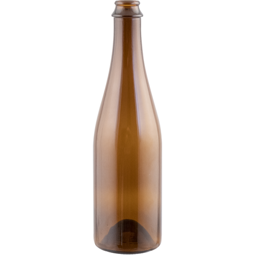 500ml Belgian/Champagne style Amber Bottles - Case of 12