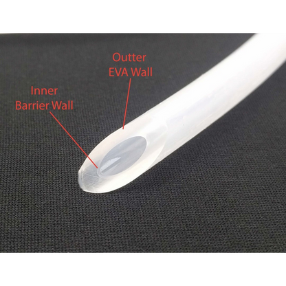 EVABarrier Double Wall Draft Tubing - 5 mm ID x 8 mm OD (per foot)