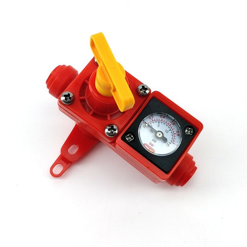 Duotight BlowTie 2 Diaphragm Spunding Valve/Built-In Pressure Gauge (0-15 PSI/8 mm Duotight)