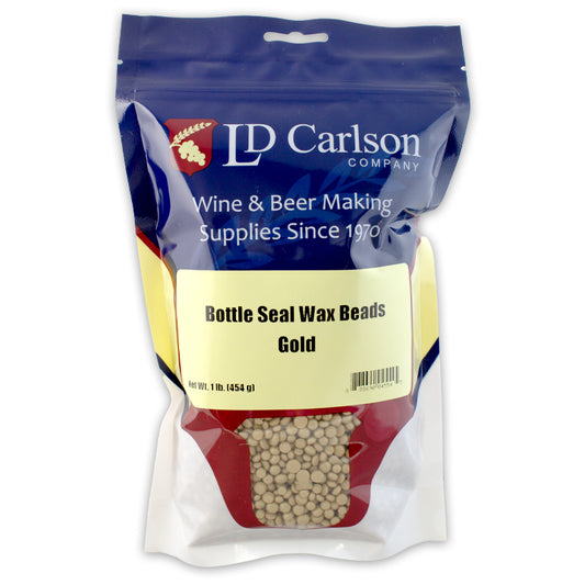 Gold Bottle Seal Wax Beads - per bag