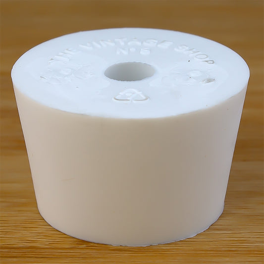 #8 Drilled Rubber Stopper