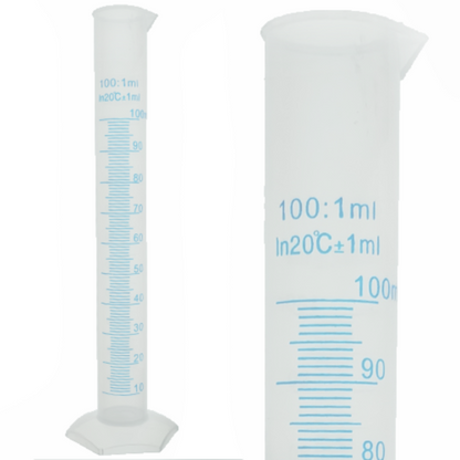 Polypropylene Graduated Cylinder | 1 mL Graduations | 100 mL
