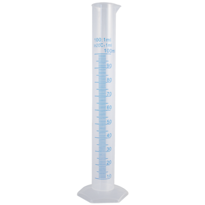 Polypropylene Graduated Cylinder | 1 mL Graduations | 100 mL