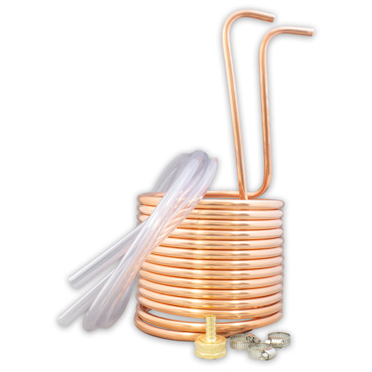 Cold Break 25' Copper Immersion Chiller w/Hoses