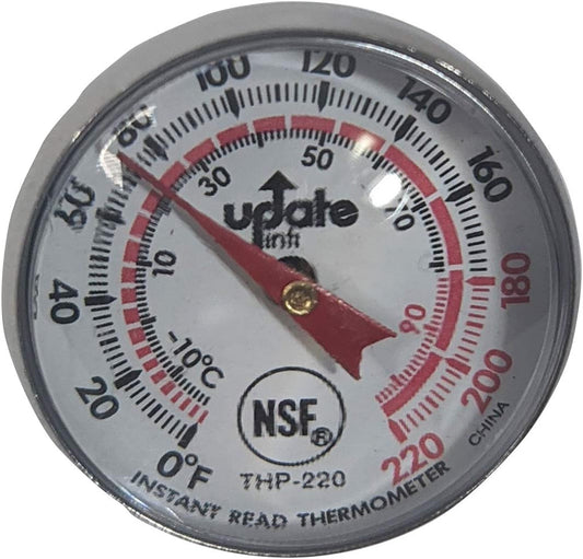 Update International 5 1/2" Long Dial Pocket Thermometer