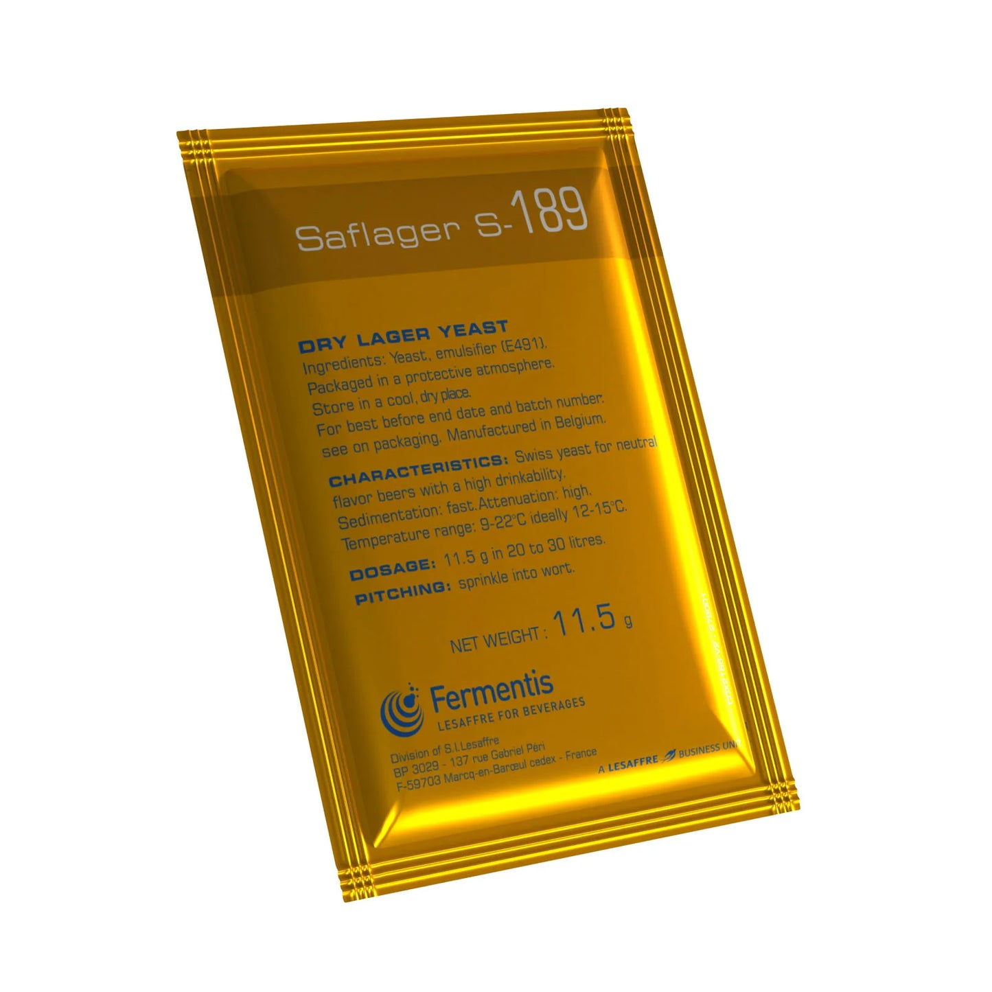 SafLager S-189 Dry Lager Yeast