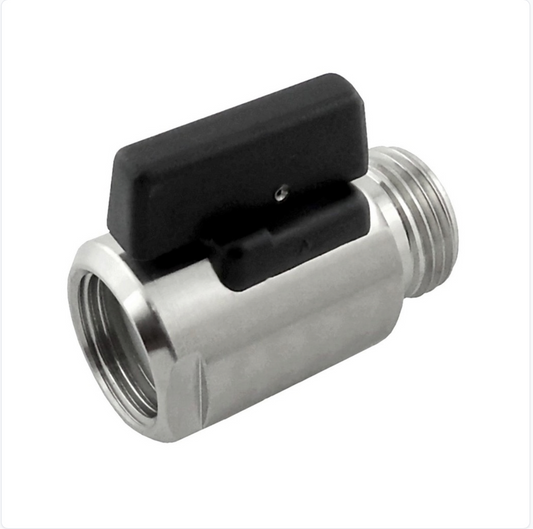 Beer Shutoff - 304 Stainless Steel for Sankey Coupler