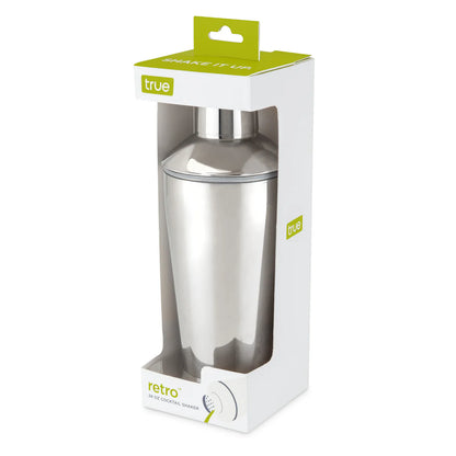 True Retro 24 oz Cocktail Shaker in Stainless Steel